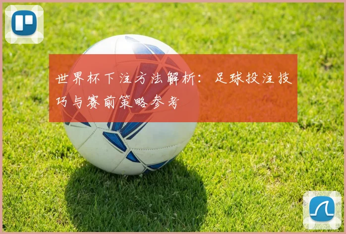 世界杯下注方法解析:足球投注技巧与赛前策略参考