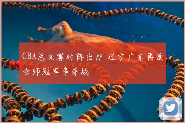 CBA总决赛对阵出炉 辽宁广东再度会师冠军争夺战