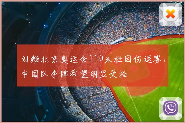刘翔北京奥运会110米栏因伤退赛，中国队夺牌希望明显受挫
